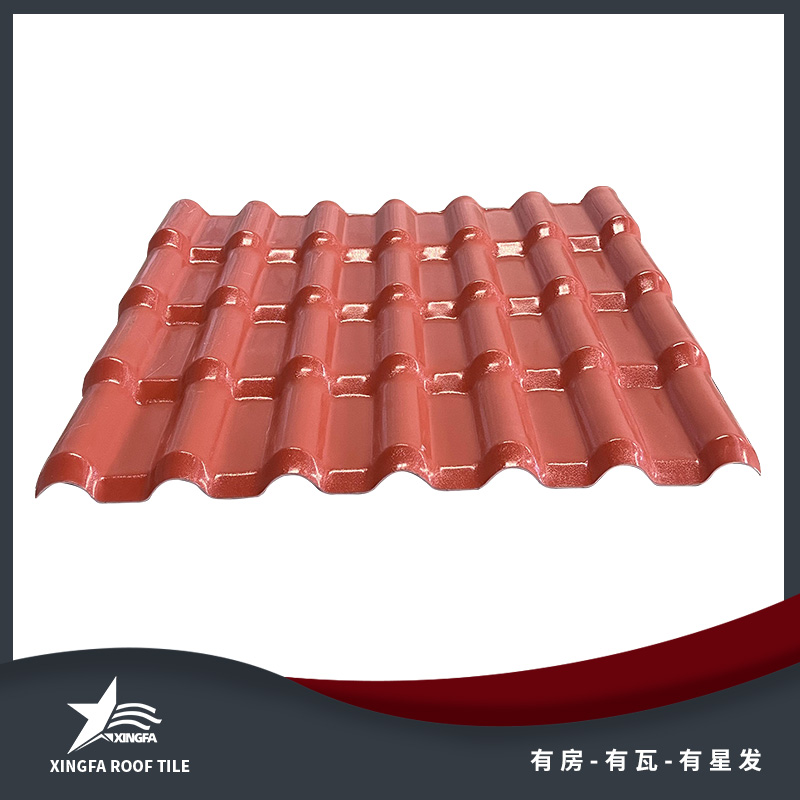 上海新砖红合成树脂瓦 上海农贸市场树脂瓦 颜色持久防火绝缘 上海树脂瓦源头厂家生产